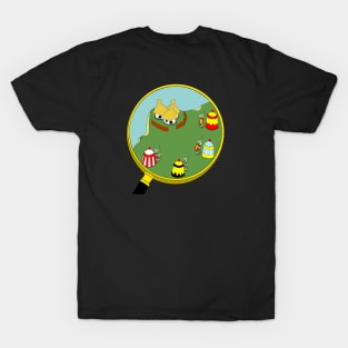 asterix and obelix magnifying glass + no name T-Shirt